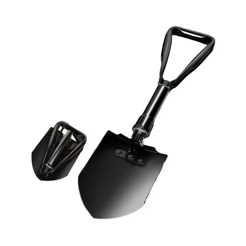 Manganese Steel Folding Shovel Multifunctional Military Outdoor Portable Car Gardening Camping Survival Hand Tool