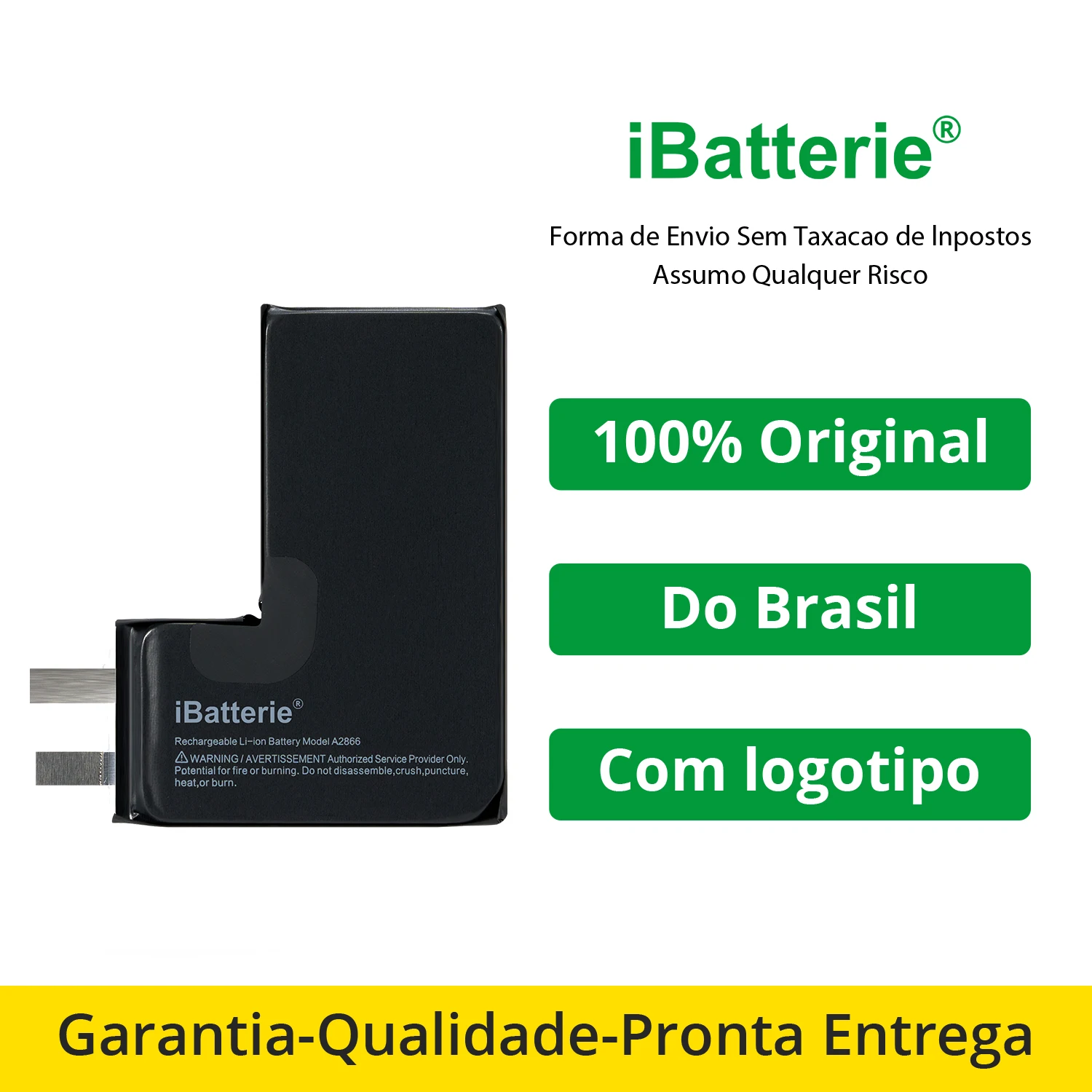 Imagem -02 - Bateria Recarregável sem Flex para Apple Iphone xr x xs 11 12 13 14 15 Pro Max Mini Se2023 Não 30 Pcs Lot