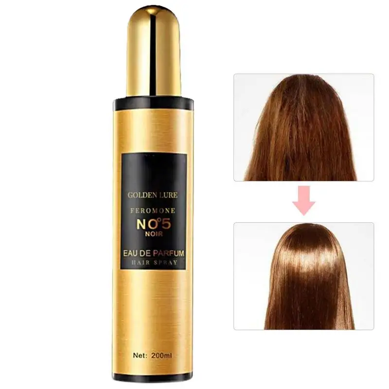 200ml Pheromone Hair Oil Pheromone Hair Spray For Women Leave-In Hair Lasting Fragrance Mist For Dry Damaged Hair Split End