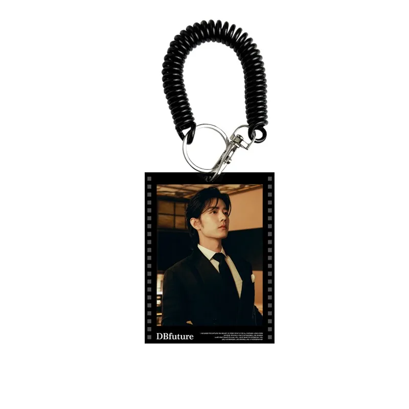 Xiao Zhan New Style Light and Shadow Reversal Film Photocard Bag Charm, Trendy Support Accessory A Collectible Gift for Fans