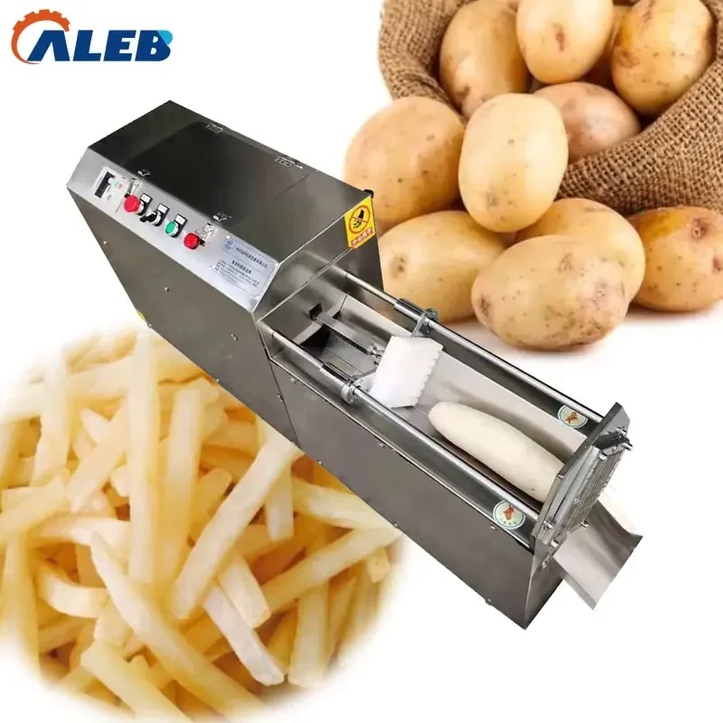 

YWM Certificate High Efficiency Potato Stick Cutting Machine Vegetable Strip Cutter for Carrot Cucumber and Radish Processing
