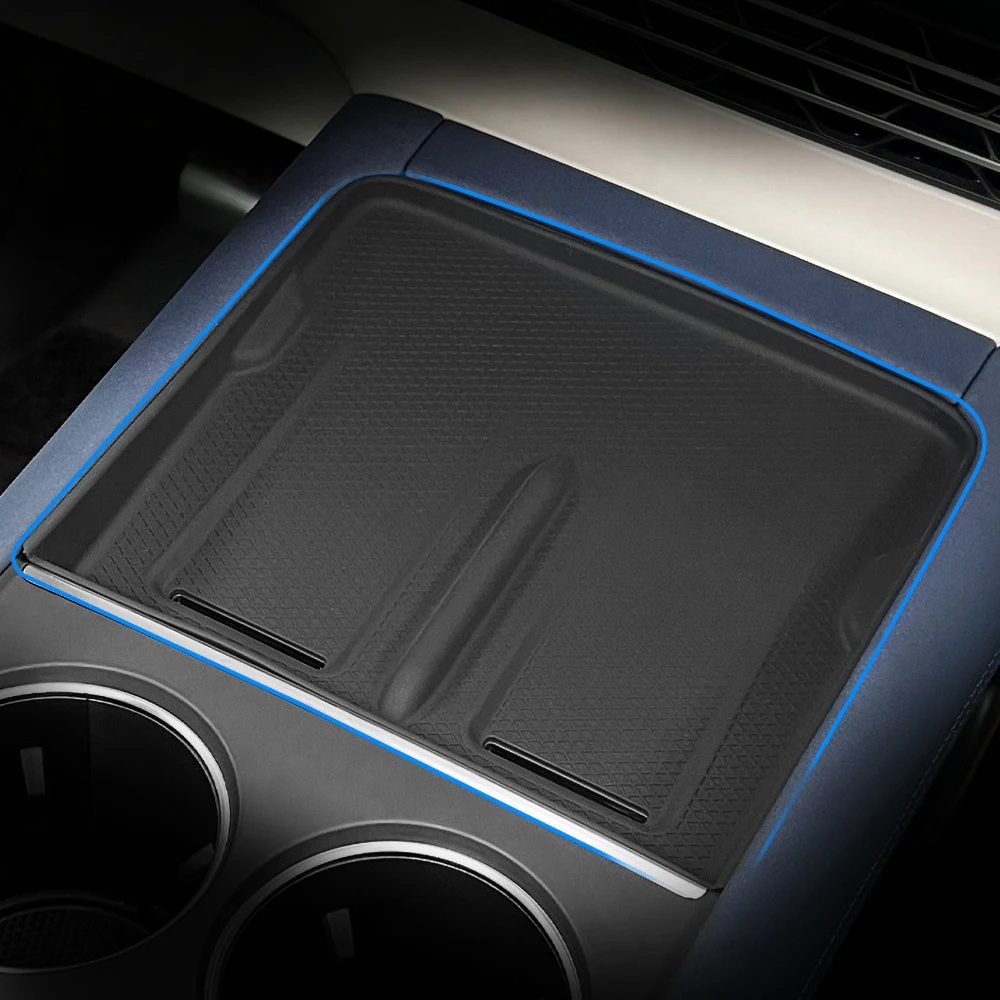 For Xpeng G6 2023 2024 2025 2026 Car Central Control Wireless Charging Silicone Pad Water Cup Holder Storage Box Accessories