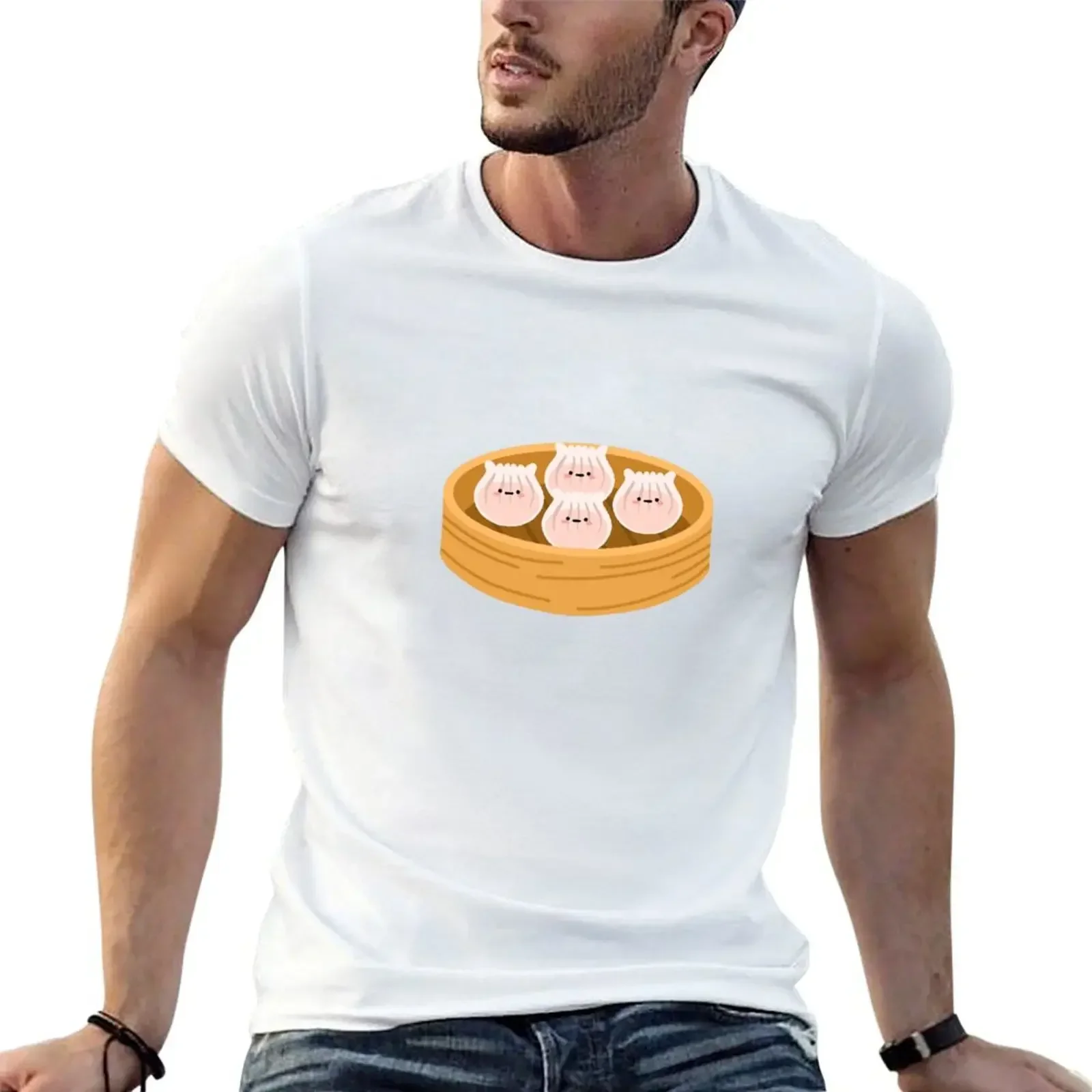 Har Gow in Steamer T-Shirt cute tops shirts graphic tee mens workout shirts