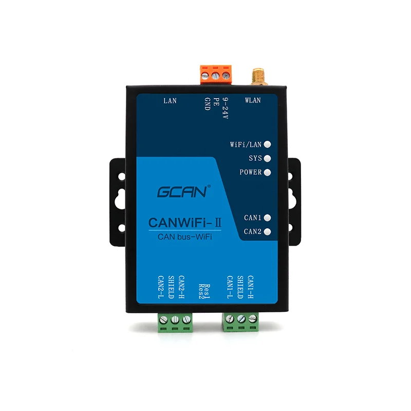 The GCAN-211 interface card has integrated CAN interface electrical isolation protection module to avoid damage to the device.