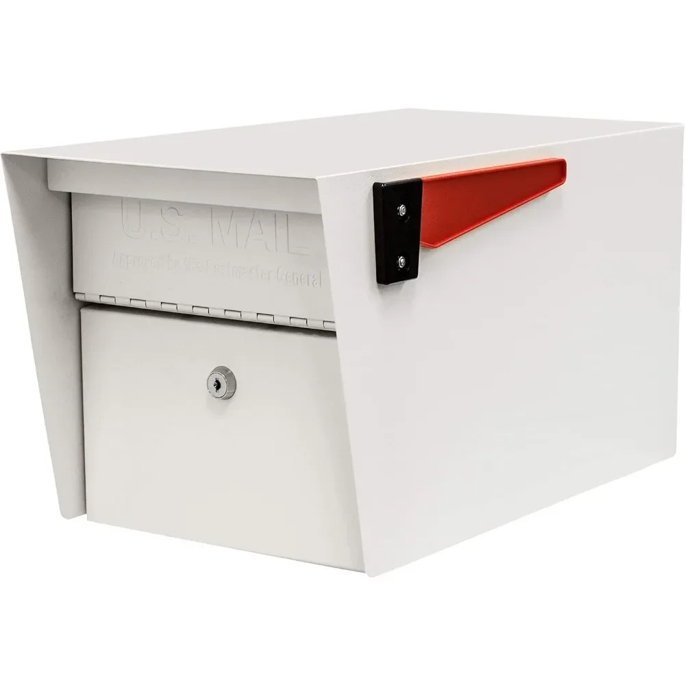 7507 Mail Manager Security Mailbox and 7146 Two Box Spreader, Cream White