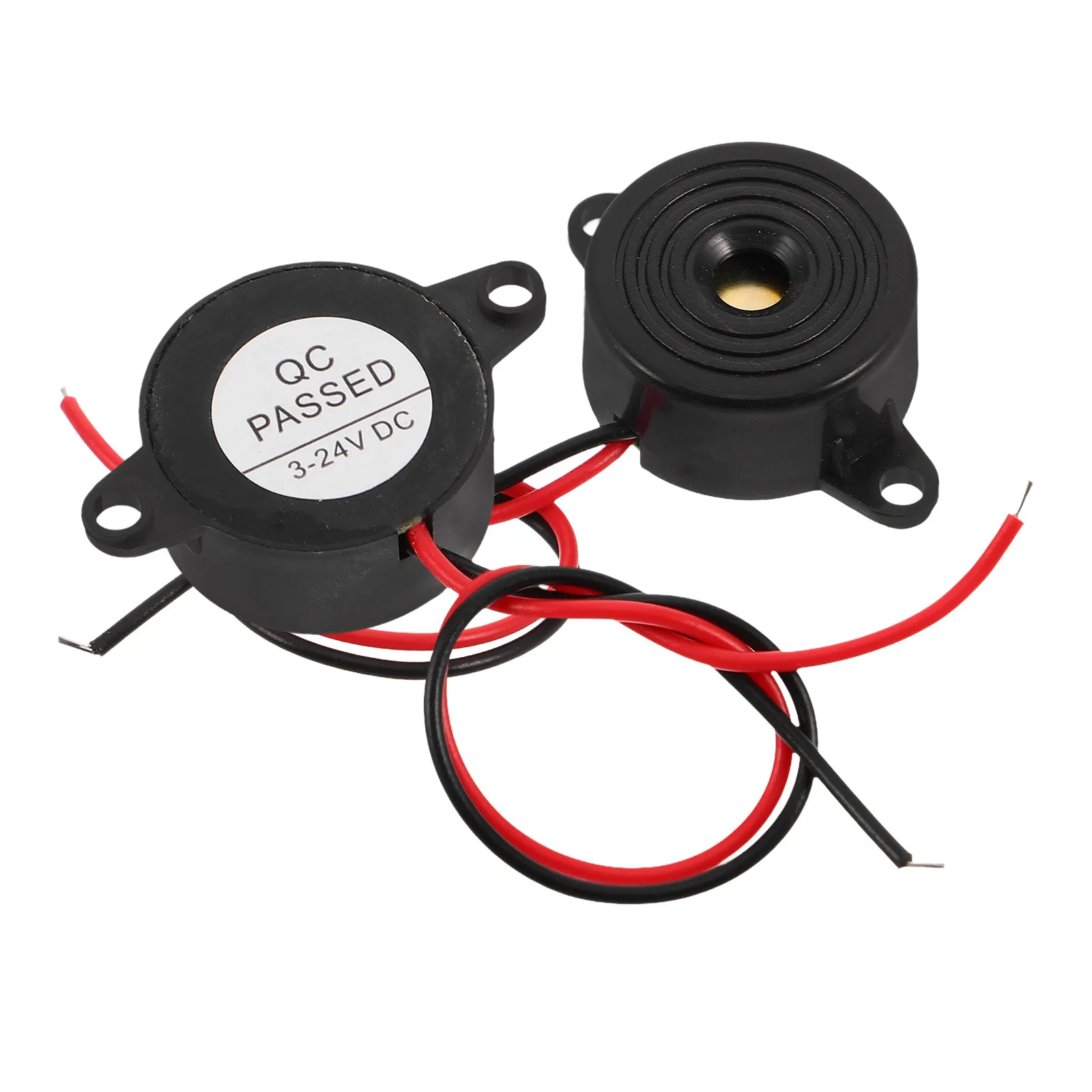 

2Pcs Dc 3-24V Active Piezoelectric Alarm Buzzer High Decibel Electronic Continuous Sound Safety Warning Electronic Alarm Device