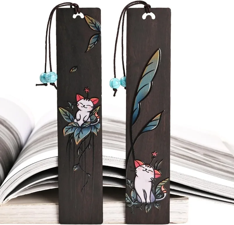 

2 шт. закладки для кошек для женщин и детей, милые маркеры для книг, подарок для любителей кошек и книжных червей