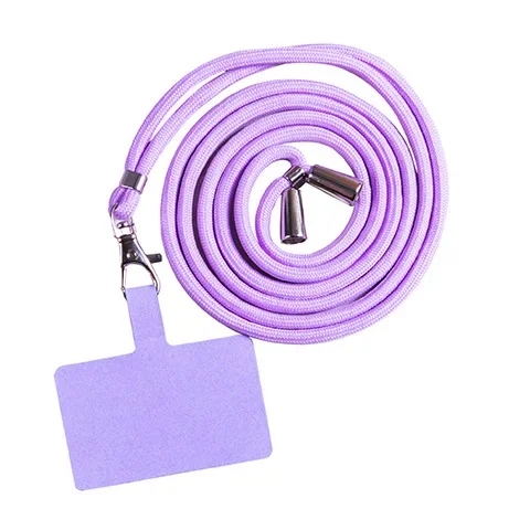 NEW Adjustable Phone Lanyard Detachable Neck Cord Lanyard Strap Carabiner Compatible Pendant with Card for Mobile Key Colors