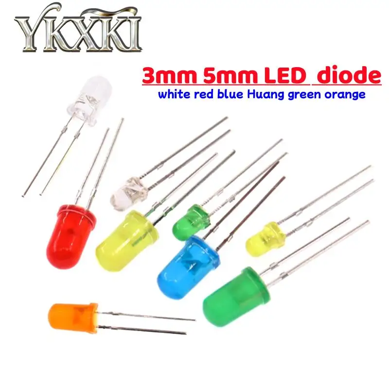 50PCS 3Mm 5Mm Led D…