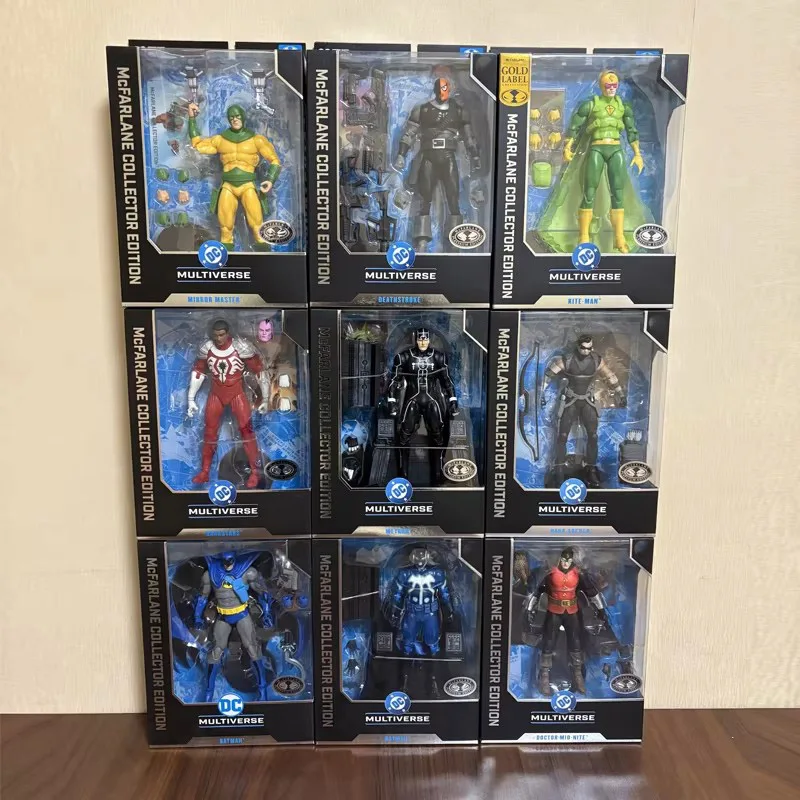 McFarlane Toys Darkstars Rising/Mirror Master/Dark Archer/Metron/Kite Man Platinum Variant Collector Edition 18cm Action Figure