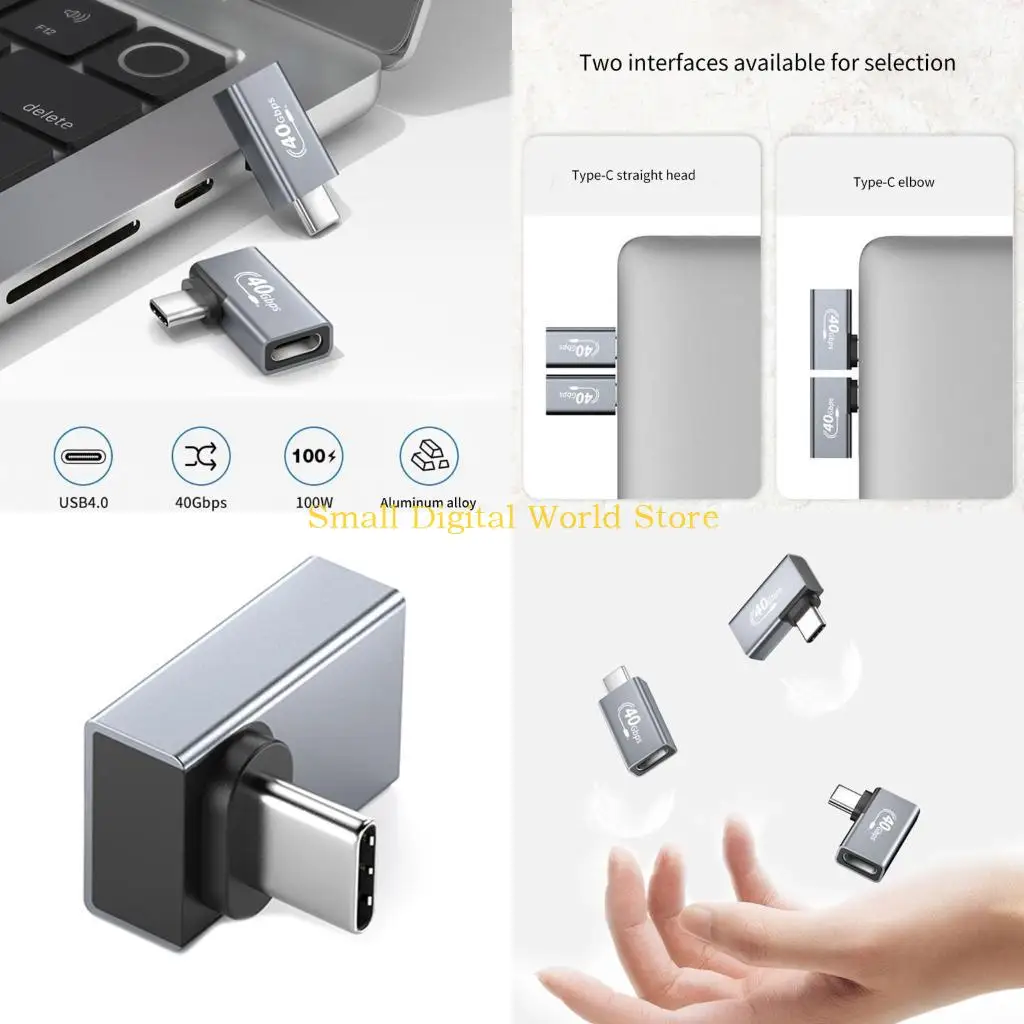 

77UB USB C MALE TO TIPE C ЖЕНЩИНАННЕЙ КОНВЕТОР PD100W Зарядное устройство улучшенное связность