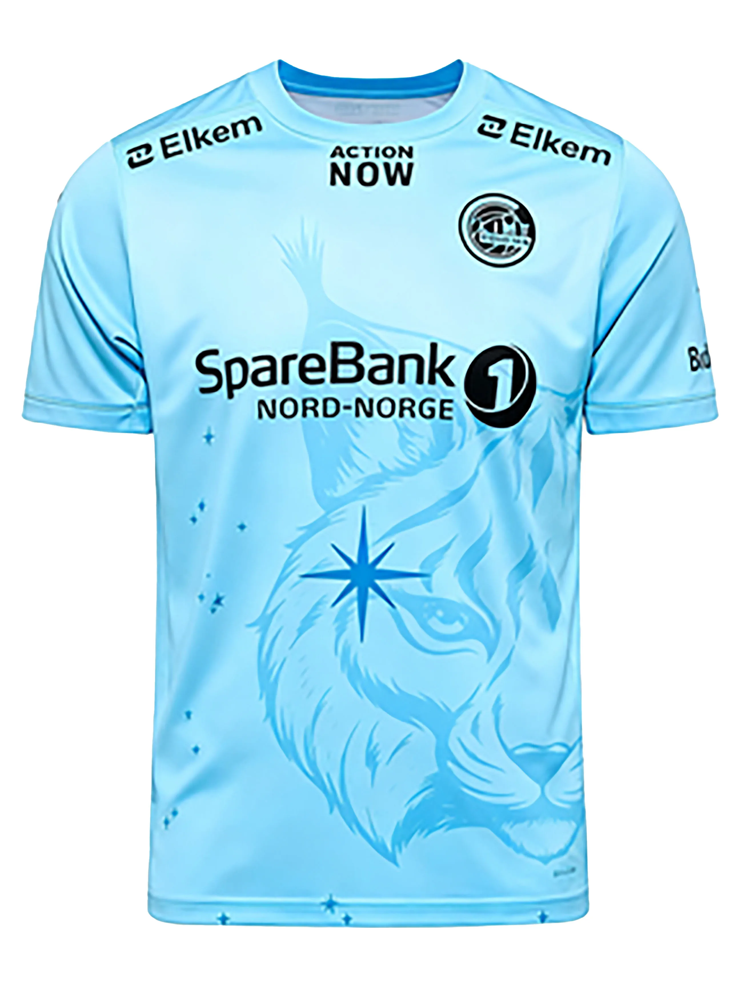 طقم منزلي Bodo/Glimt 2026 كبير الحجم للجنسين - جيرسي كرة قدم بأكمام قصيرة مع كريست مطبوع ثلاثي الأبعاد مثالي للملابس الرياضية غير الرسمية