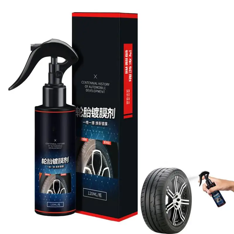 

Tire Shine Cleaner Safe And Durable Extra Glossy Tire Shine Sray Multi-Functional Tire Cleaner For CarsSUVs Motorcycles