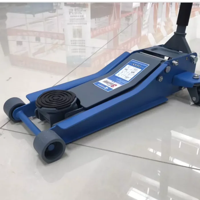 

Super hot sale 3/4Ton double pump high level horizontal Car Body Floor Jack with Dual Pump and CE
