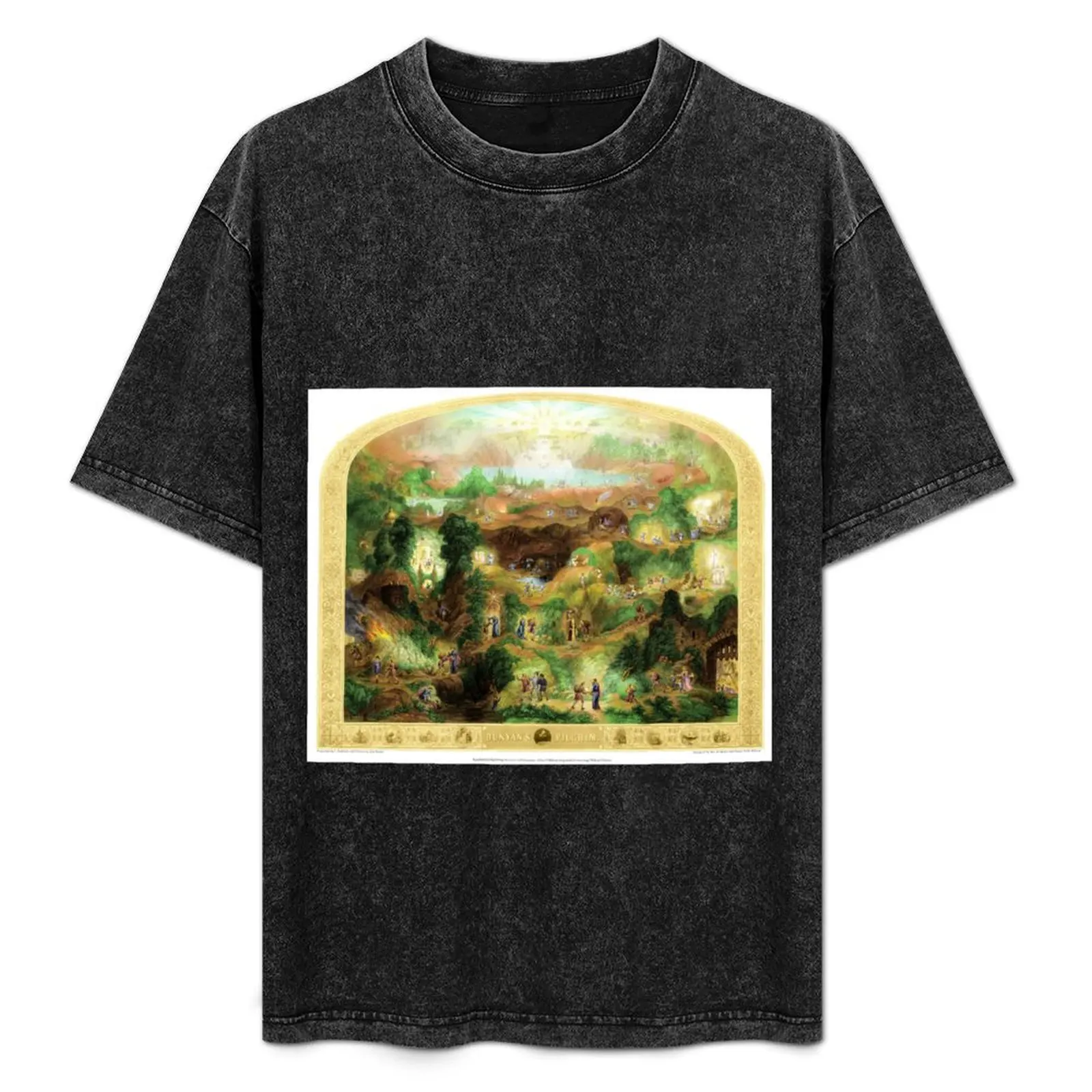 Pilgrims Progress T-Shirt Comfortable Basic Crew Neck Tee