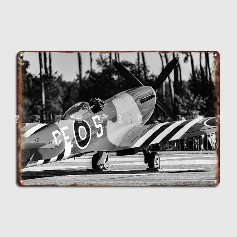 Warbird Spitfire Metal Plaque Poster Club Home Pub Garage Funny Plaques Tin Sign Posters