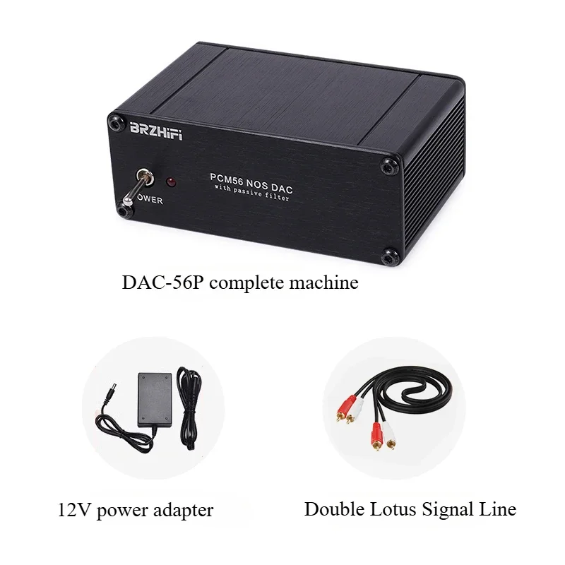 PCM56 Coaxial Digital to Analog Audio DAC Decoder Hifi High Temperature TV CD Projection True Lossless