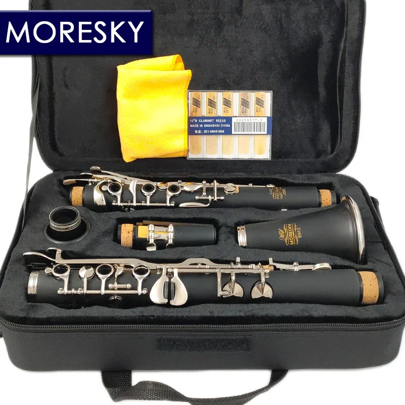 

MORESKY German G Tune 20-клавишный кларнет из АБС-пластика, материал корпуса, никелированные клавиши E913
