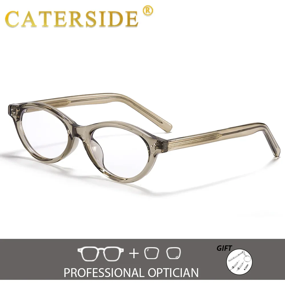 

CATERSIDE классические мужские оптические очки для близорукости и дальнозоркости, очки по рецепту, женские модные универсальные очки для чтения компьютера
