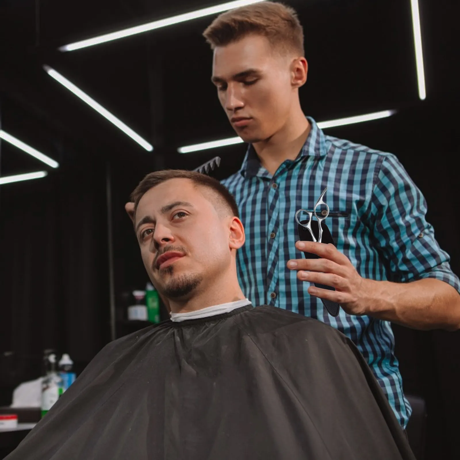 

Набор из 6 профессиональных водонепроницаемых чехлов-сумок для ножниц, сверхпрочные, портативные, легко чистящиеся, для парикмахеров и барберов, для организации инструментов