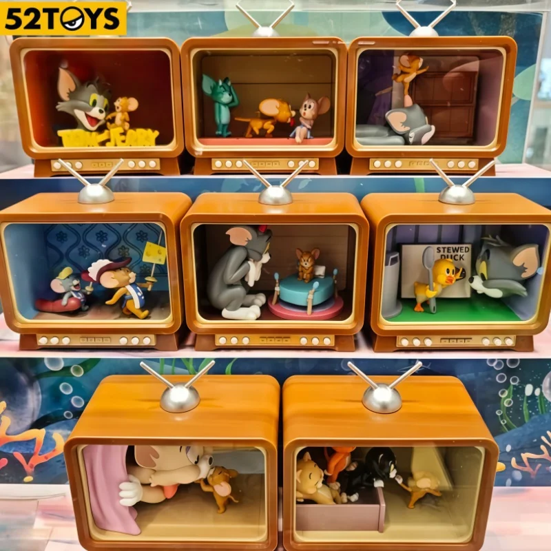

52 игрушки Том и Джерри, классическая серия Moment2, виниловая глухая коробка, модные игрушки, подарок-сюрприз на день рождения, коллекционная упаковка-сюрприз