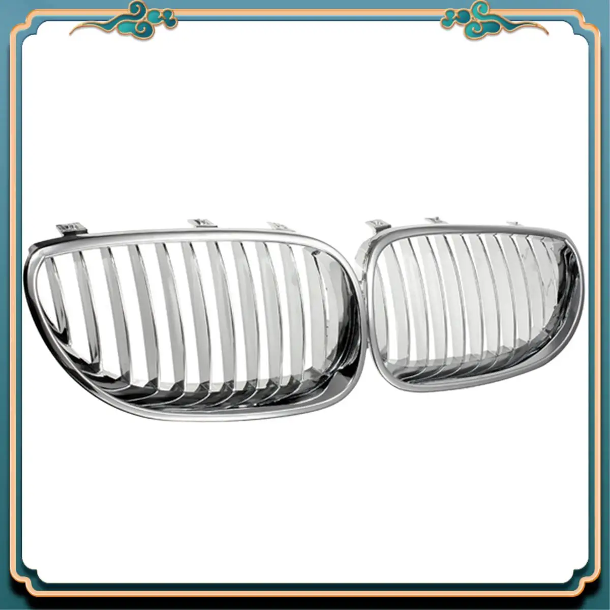 

L39A-передний бампер, хромированная спортивная широкая решетка для почек, гриль для BMW E60 E61 5 серии M5 2003-2009 51137065701