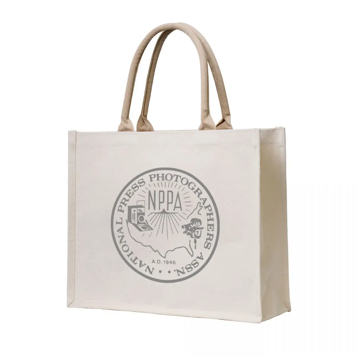 

NPPA OLD SCHOOL LOGO Tote Bag shopping bag men personalized personalized