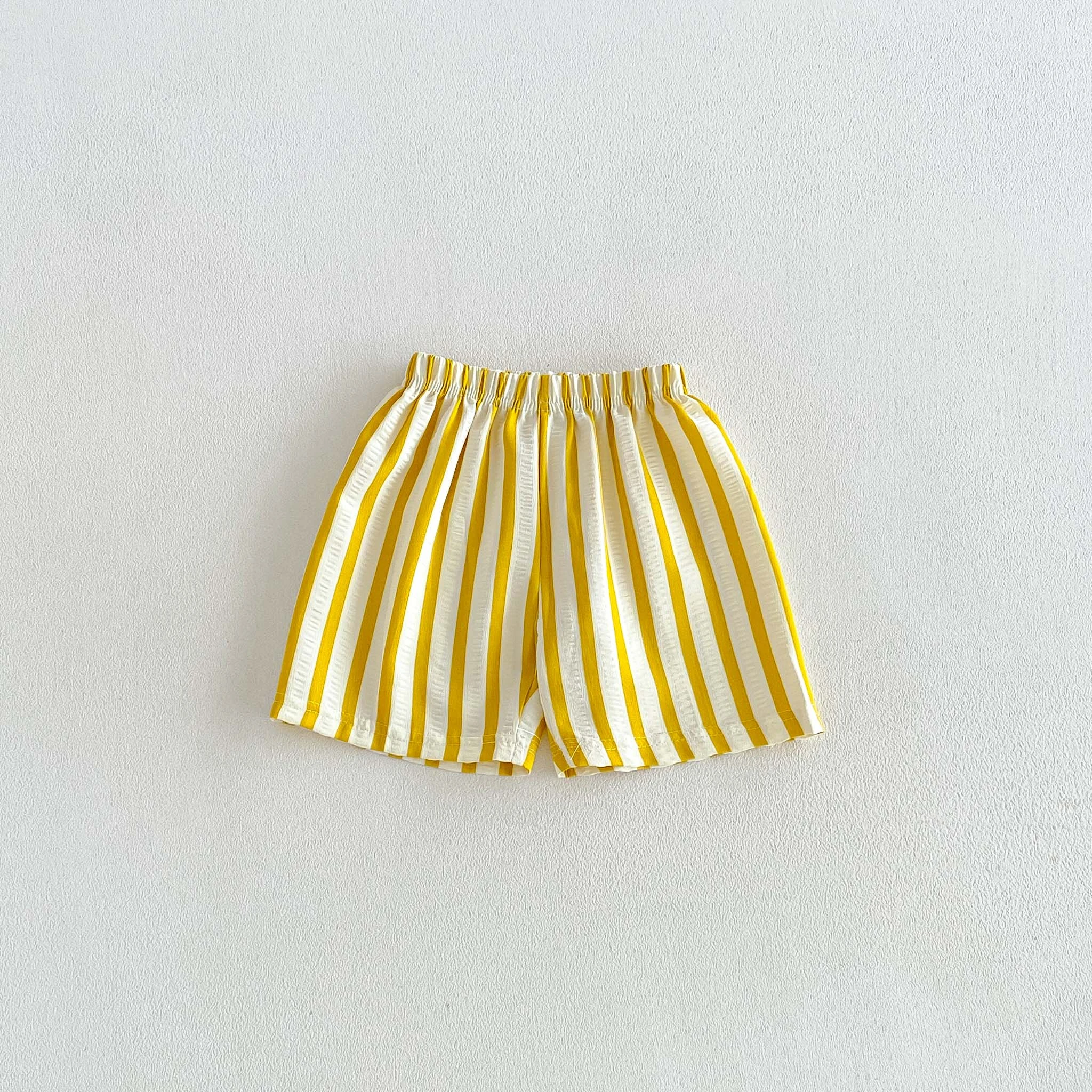 Little Kid Stripe Casual Shorts Toddler Elastic Waist Lightweight Fabric Loose Summer Bottoms Child Multi Color Striped Pants