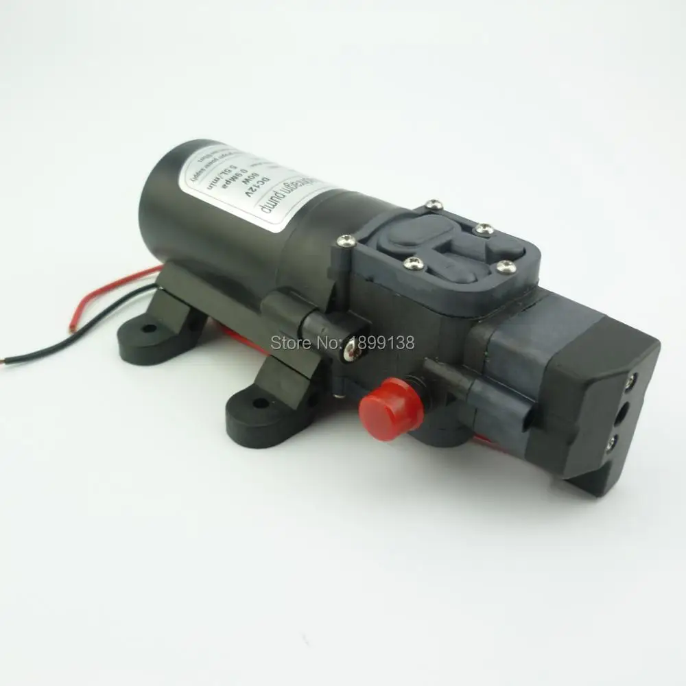  80W Automatic pressure switch type 5.5L/min high pressure dc 12v water pump self priming sprayer pump agriculture