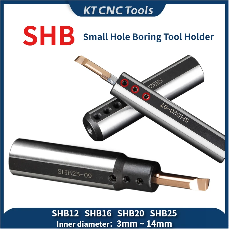 SHB12 SHB16 SHB20 SHB25 smallhole boring holder 3mm 4mm 5mm 6mm 7mm CNC Lathe Cutter Holder knife Pouch Internal Reducing Sleeve