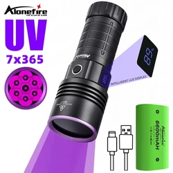 140W 365nm UV Flashlight Ultraviolet Blacklight Torch Ink Dryer Money Fluorescer Cat Dog Urine Tinea Detector Purple Light SV117