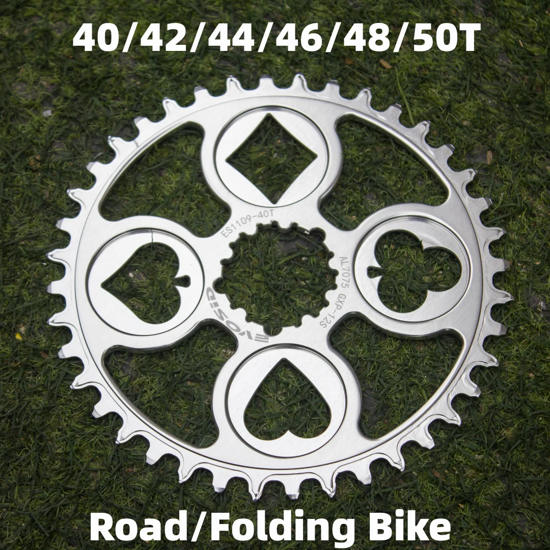 EVOSID Road Bicycle Chain Wheel 8-12Speed Crown Folding Bike Chainring 40/42/44/46/48/50T Narrow Wide SprocketWheel