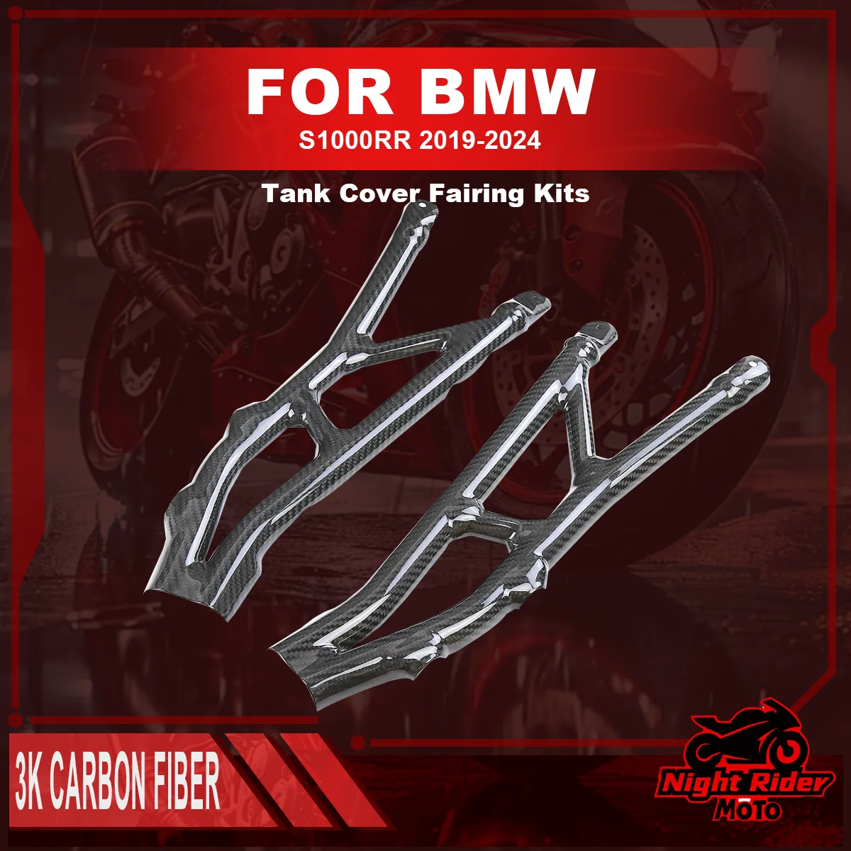 

3K чехлы на раму мотоцикла из углеродного волокна, комплекты обтекателей для BMW S1000R M1000R S1000RR M1000RR 2019 2020 2021 2022 2023 2024