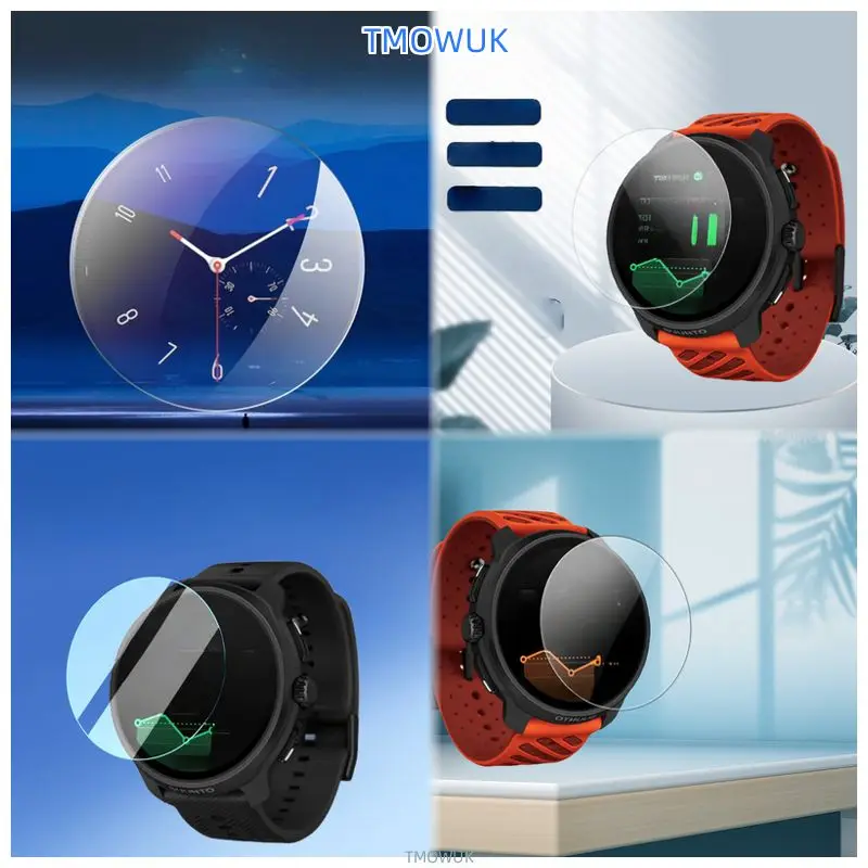 

For SUUNTO RACE Tempered Glass Screen Protector - Anti-Scratch 9H, HD Clarity, Anti-Shatter, Smudge-Proof, Quick Install Film​