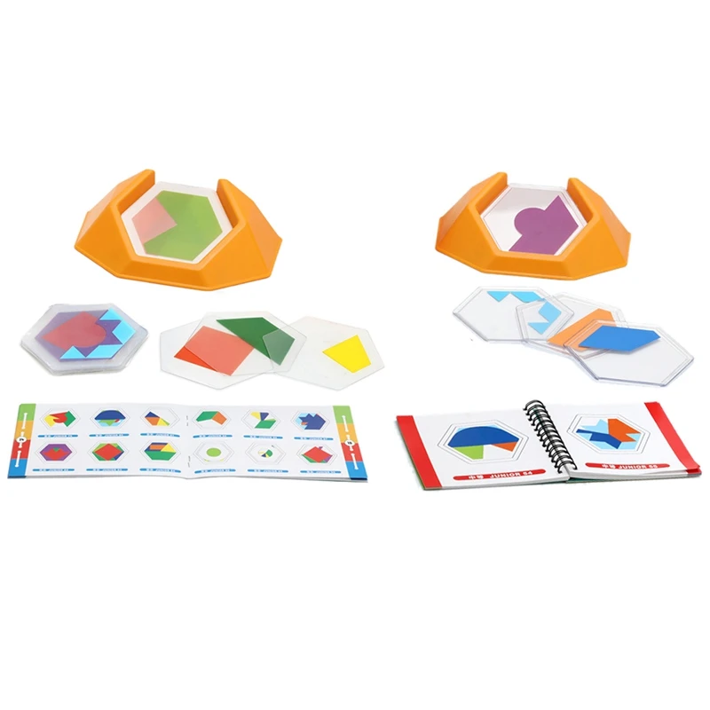 Preschool Color Code Games Logic Jigsaws For Kids Figure Cognition Spatial Thinking Educational Toy Learning Skills