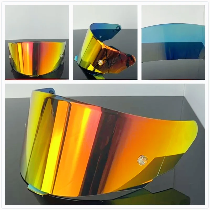 

Козырек для шлема для KYT TTCO, козырек для мотоциклетного шлема, очки с покрытием, серебристо-красные сменные линзы