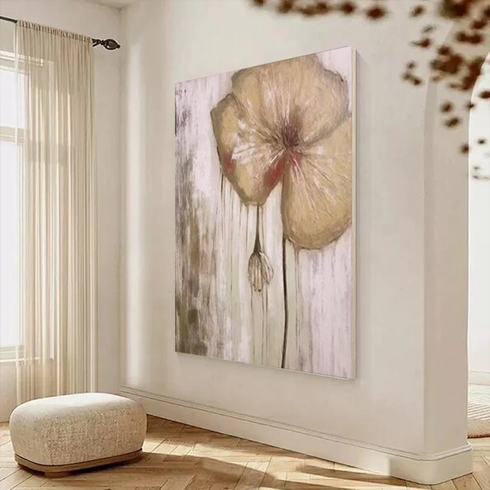 

Handmade Broken Gold Texture Canvas Mural, Wall Art Pictures, Modern Abstract Oil Paintings Decor Living Room, Home Decor