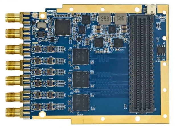 6-channel 16 bit 250M high-speed ADC acquisition FMC daughter card ADS42LB69