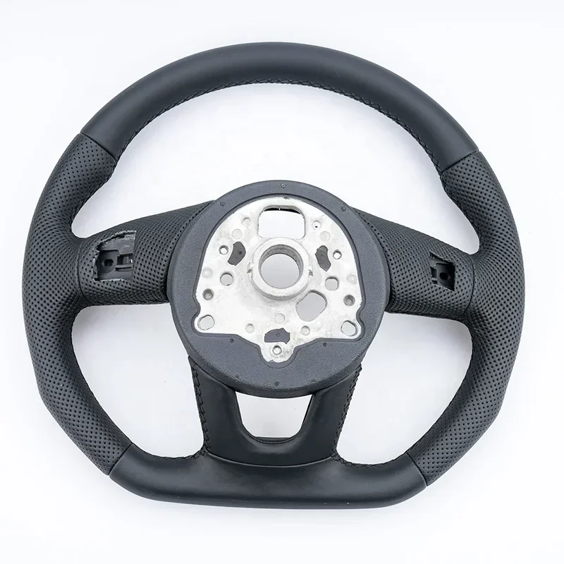 Athletic Leather Audi A6 C7 Steering Wheel Fit For Audi A1 A3 A4 B9 A5 A6 A7 C7 Q5 S5 S8 Audi Steering Wheel