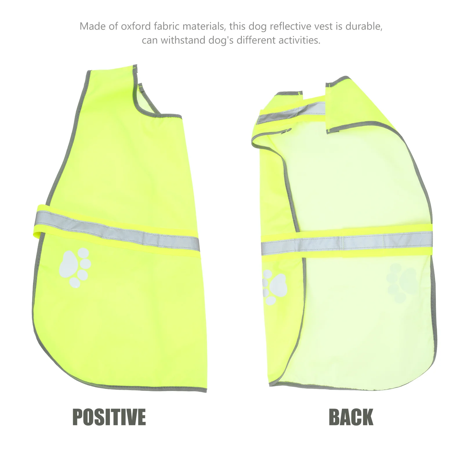 

Pet Reflective Vest Oxford Fabric Durable Adjustable Reversible For Dogs Outdoor Travel Holiday Photo Shoots Reflective