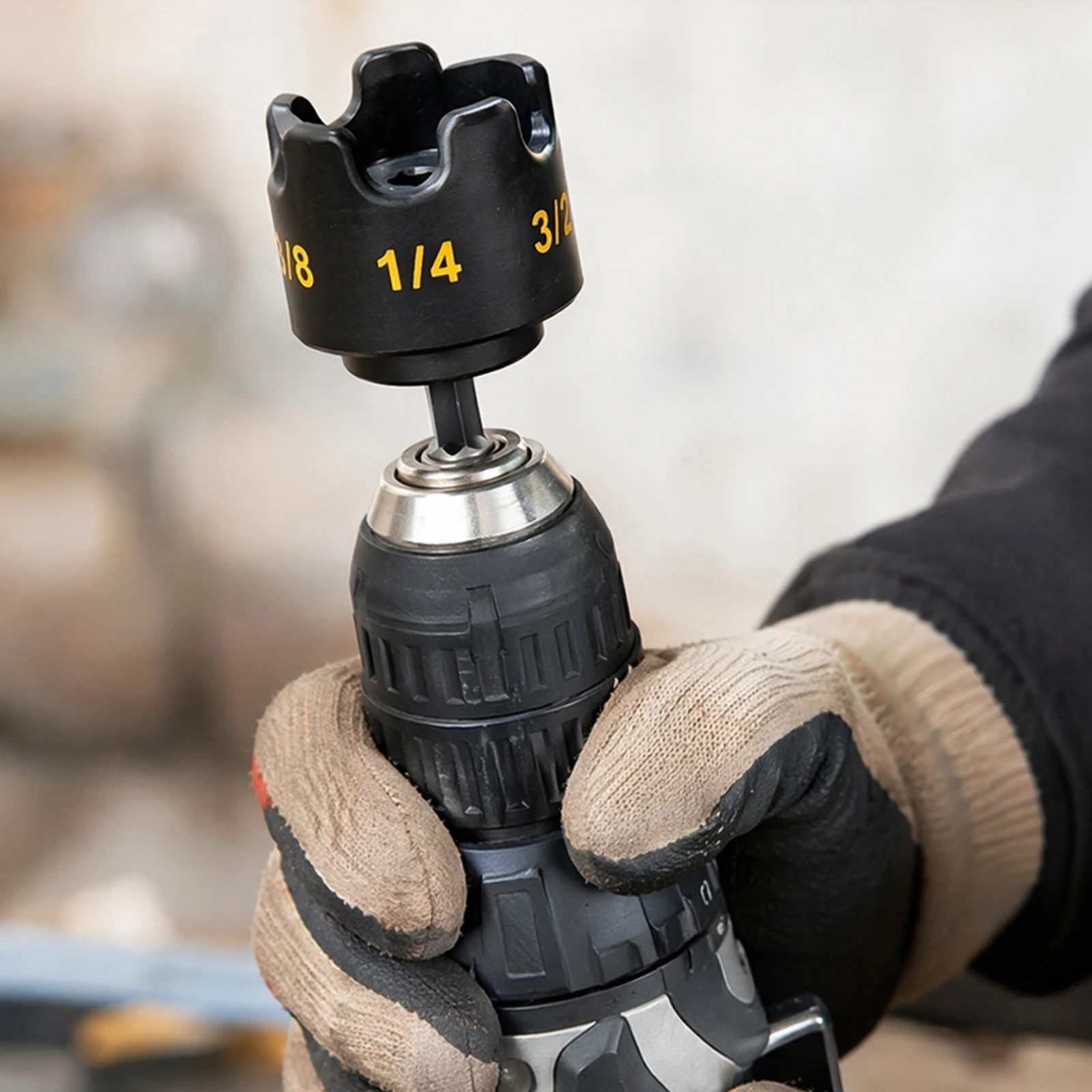 Aluminum Alloy Threaded Rod Nut Runner Tools Nuts Remover Bolt Extractor Tool Nuts Spinning Drill Kit for Impact Drills