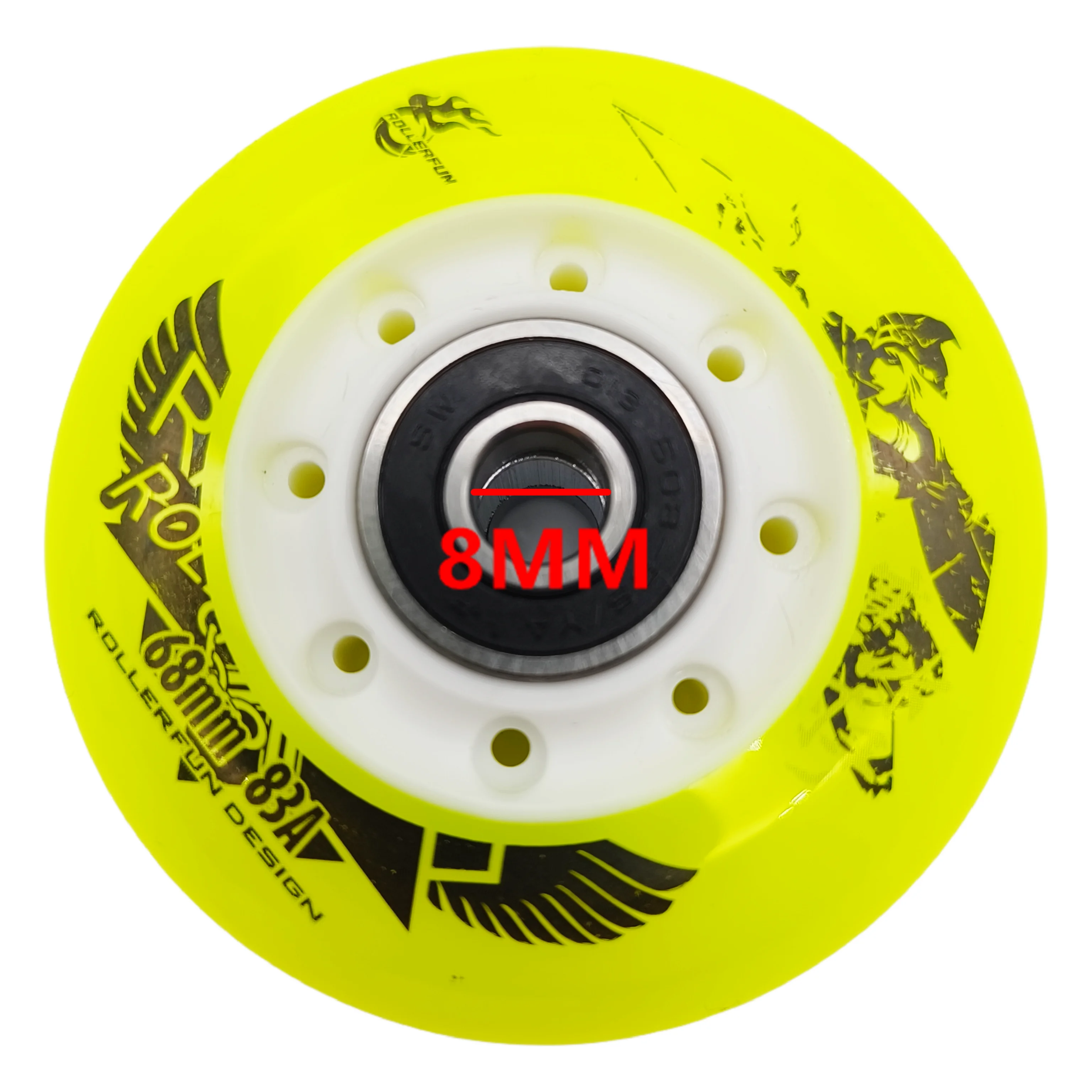 children roller wheel inline skate wheel 64mm 68mm 72mm 83a 8wheels/lot