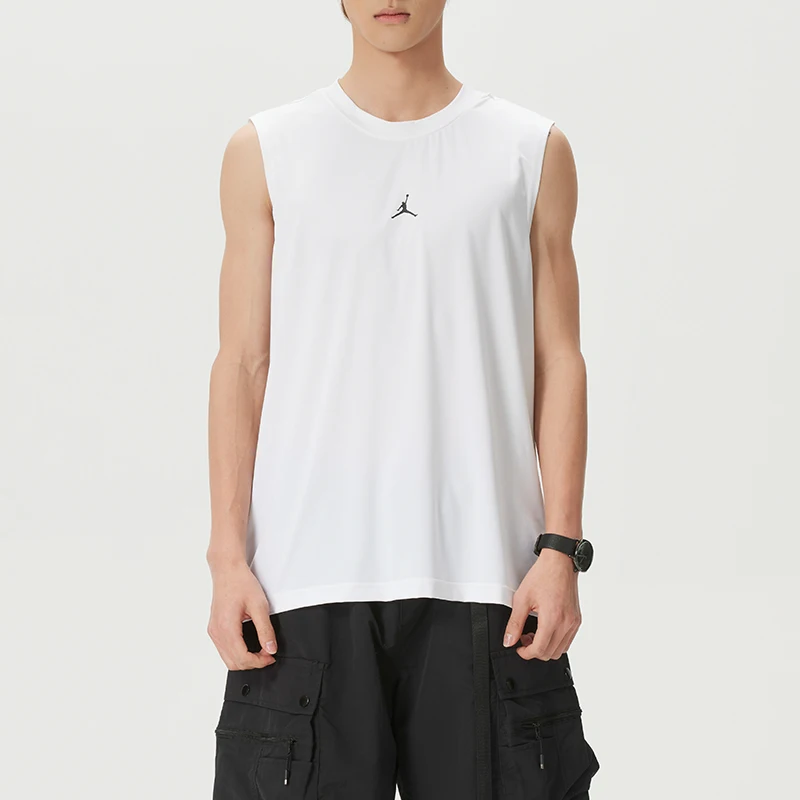 

Nike Men's Sportswear Running Basketball Training Quick-Drying Breathable Comfortable Casual Sleeveless T-Shirt Vest If0890-100