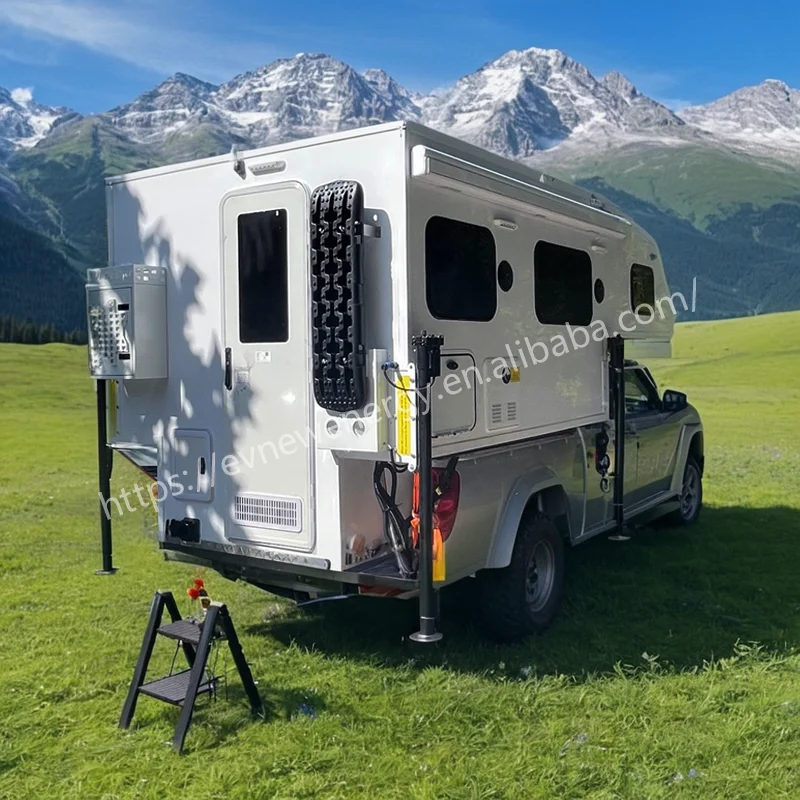 Light Weight Recreational Vehicle Hard Rv Motor Home Slide in Truck Camper With Bed