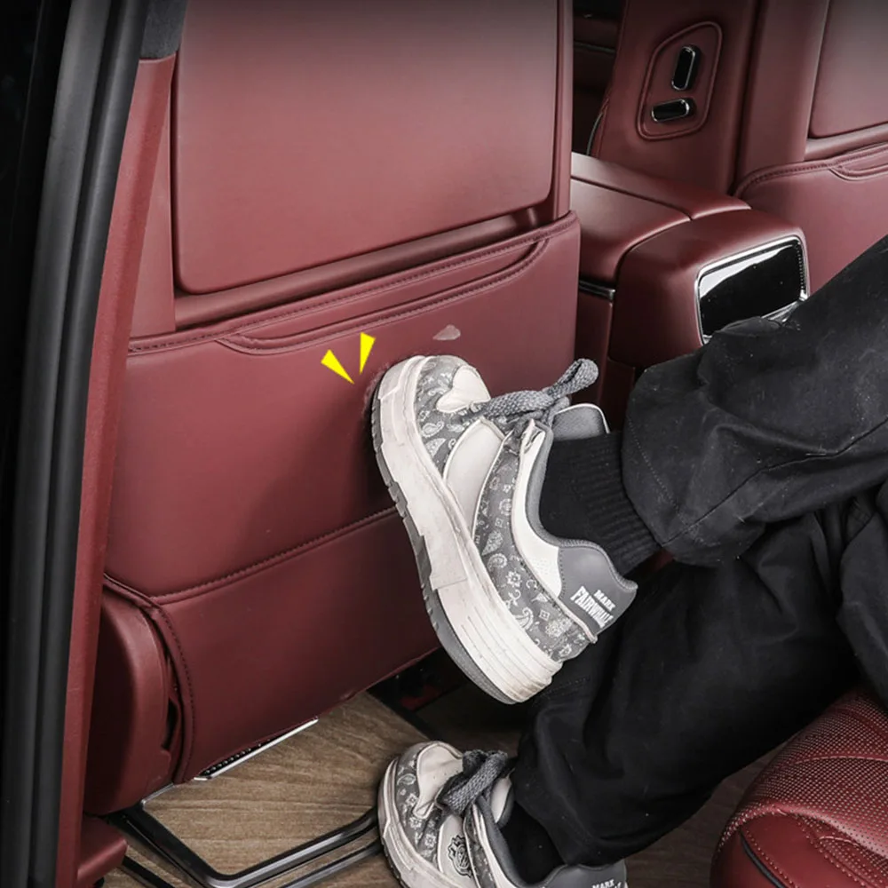 Seat Back Anti Kick Pad For VOYAH Taishan Mount Tai Interior Modification Supplies Original Color Leather Protective Pad