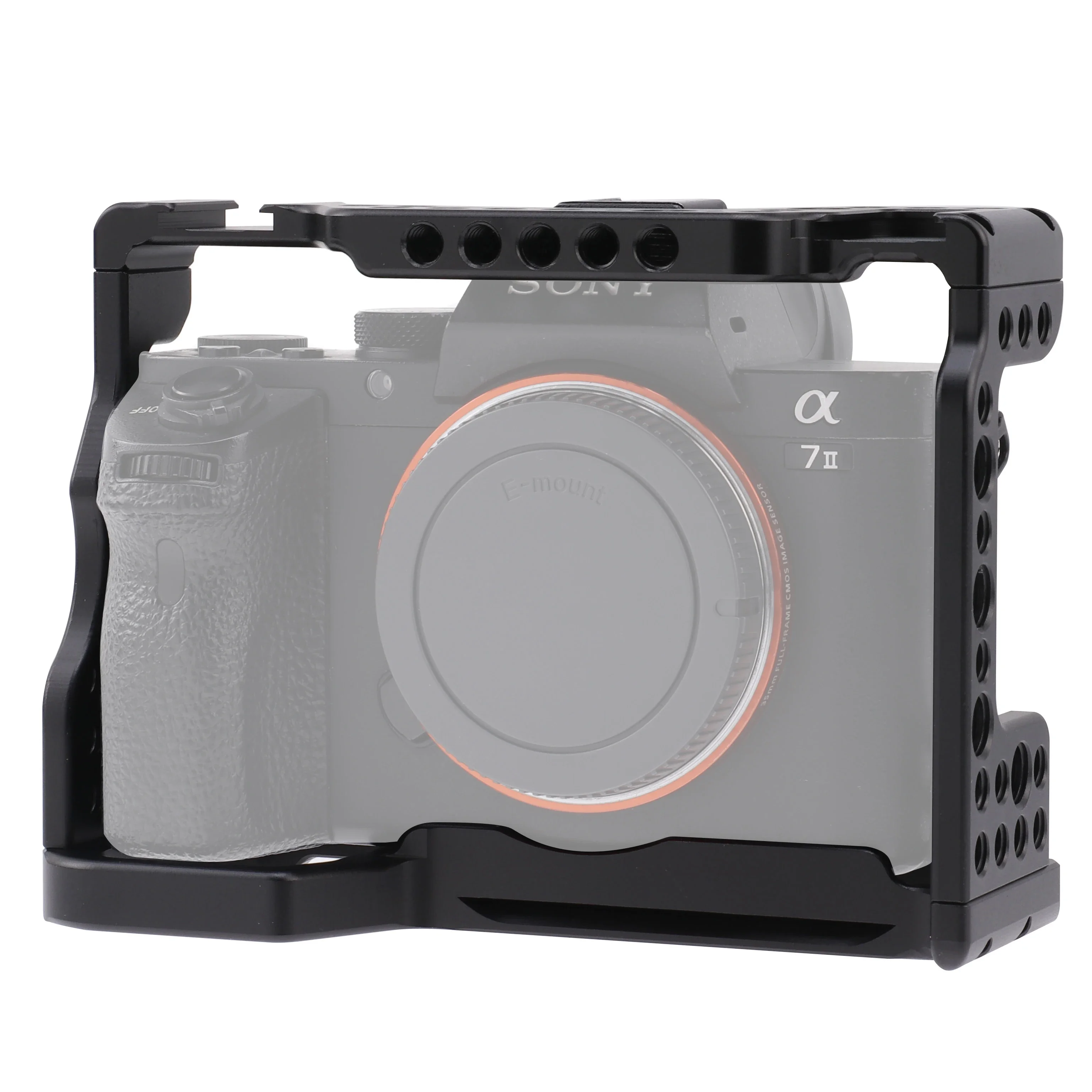 

Aluminum Alloy Camera Cage for Sony A9 A7RIII A7III A7M3 Cameras Rabbit Cage with Cold Shoe Mount for Led Light