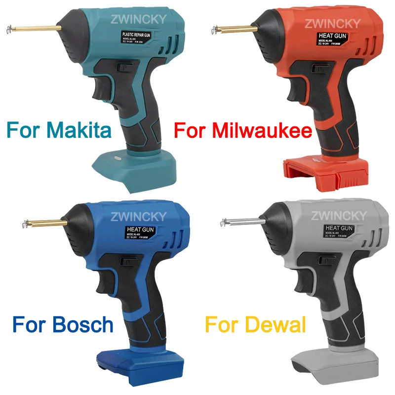 Cordless Plastic Welding Machine Hot Stapler For Makita/Dewal/Bosch/Milwaukee/Black&Deck 18V Li-ion Battery Repairing Tools