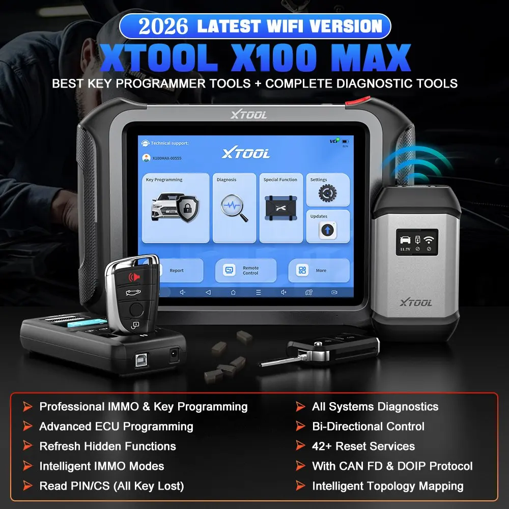 XTOOL X100MAX KC501 KS-1 SK1 M822  Full Kit Car Locksmith Tools Equipment Key Programmer All Keys Lost Auto Immobilizer for Cars
