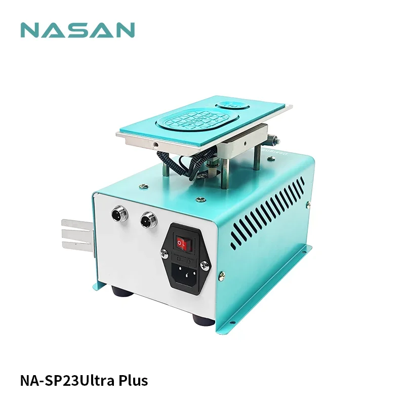 Updated Nasan SP23SUP Middle Frame Removal for cellphone screen separator with 3 individual heating plate