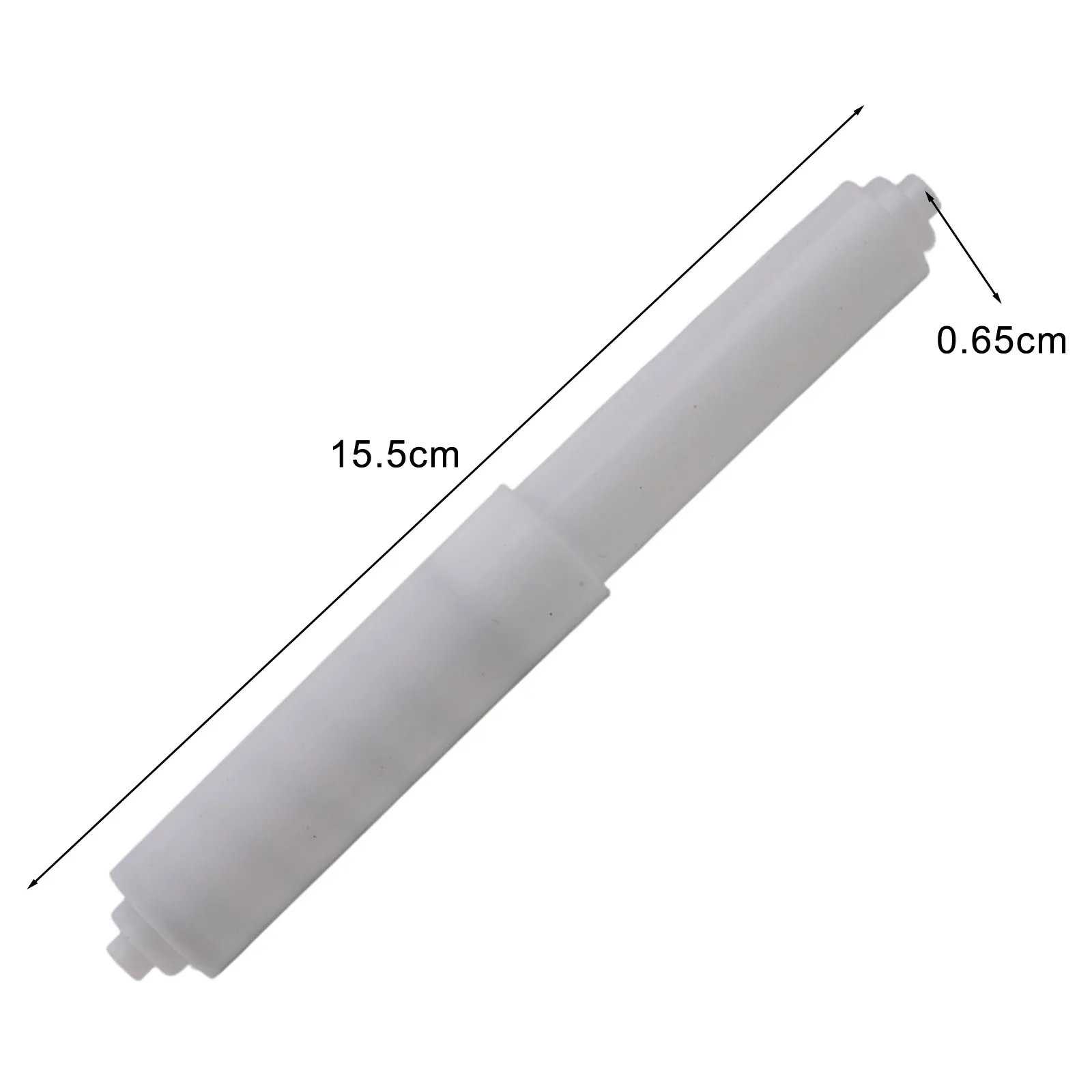 Toilet Roll Spindle Replacement Kit with 4 Spring Loaded Plastic Inserts Designed for Bathroom and Hospitality Paper Support